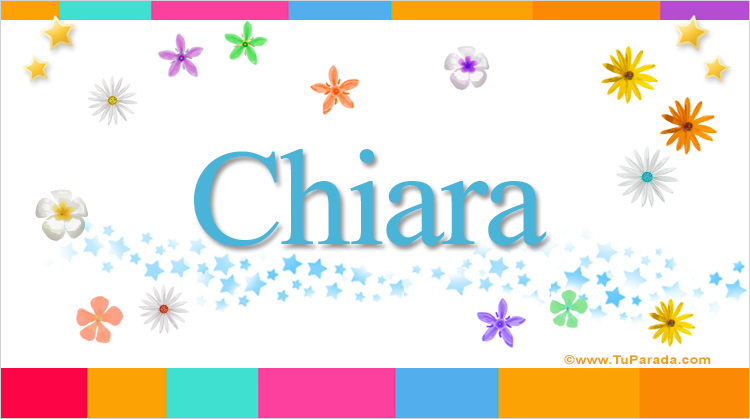 Nombre Chiara, Imagen Significado de Chiara