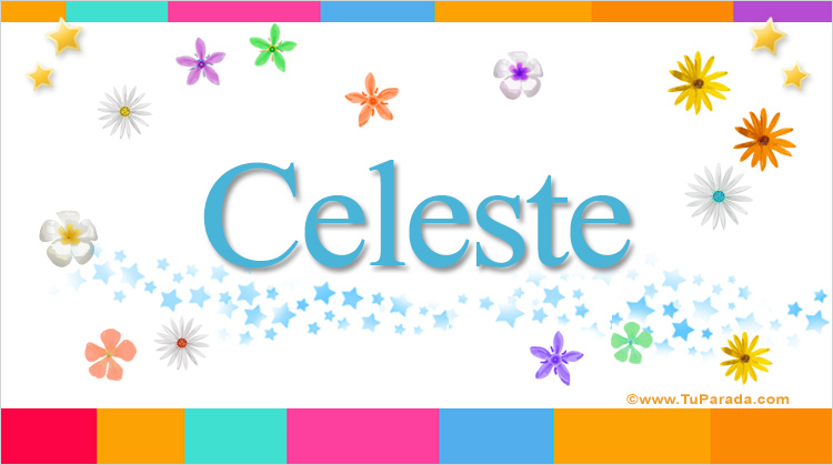 Nombre Celeste, Imagen Significado de Celeste