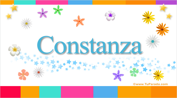 Nombre Constanza, Imagen Significado de Constanza