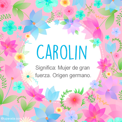Significado Nombre Carolin