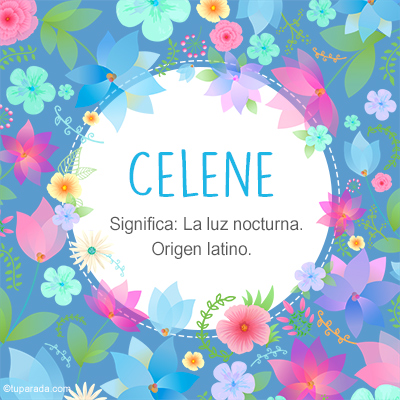 Significado Nombre Celene