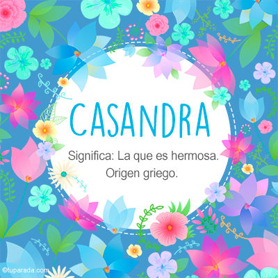 Significado Nombre Casandra