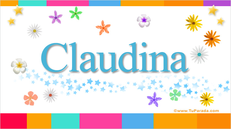 Nombre Claudina, Imagen Significado de Claudina