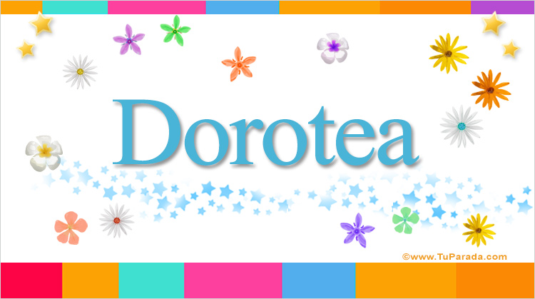 Nombre Dorotea, Imagen Significado de Dorotea