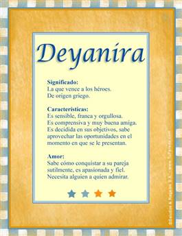 Significado del nombre Deyanira