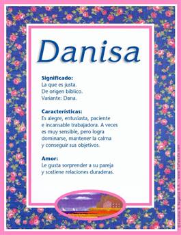 Significado del nombre Danisa