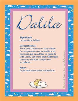 Nombre Dalila
