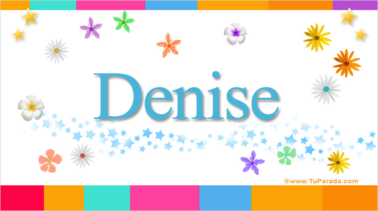 Nombre Denise, Imagen Significado de Denise