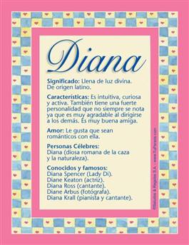 Significado del nombre Diana
