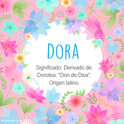 Significado Nombre Dora