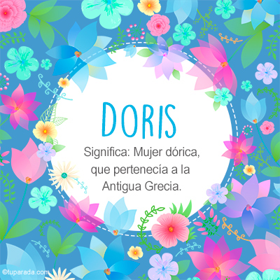 Significado Nombre Doris