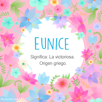 Significado Nombre Eunice