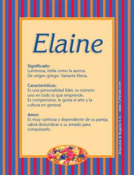 Nombre Elaine