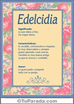 Edelcidia