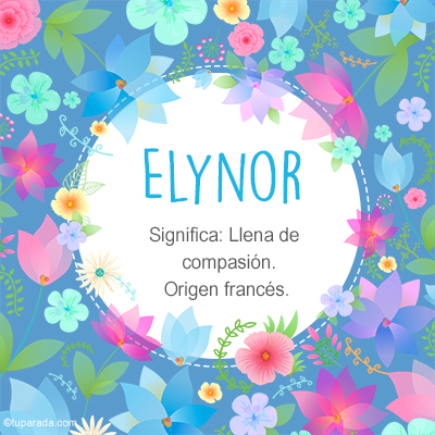 Significado Nombre Elynor