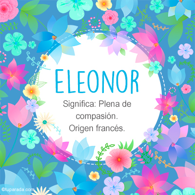 Significado Nombre Eleonor