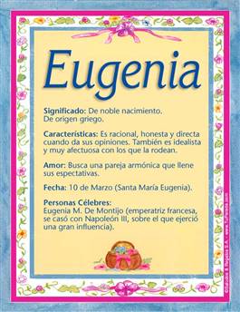 Significado del nombre Eugenia