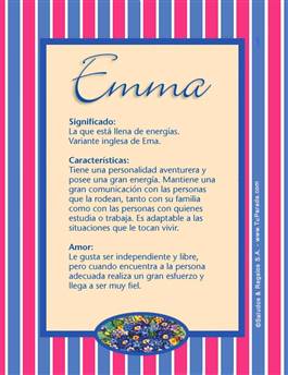 Significado del nombre Emma