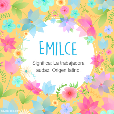 Significado Nombre Emilce