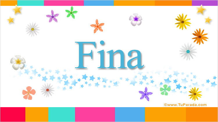 Nombre Fina, Imagen Significado de Fina