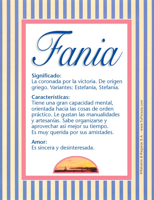 Tarjeta - Fania