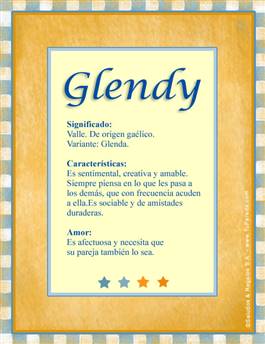 Significado del nombre Glendy