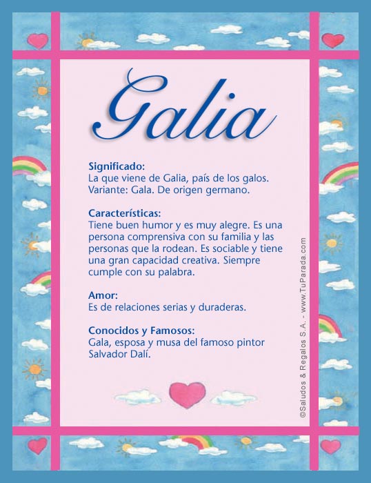 Tarjeta - Galia