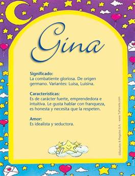 Nombre Gina