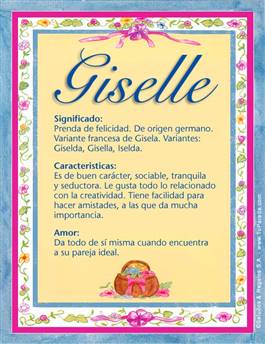 Significado del nombre Giselle