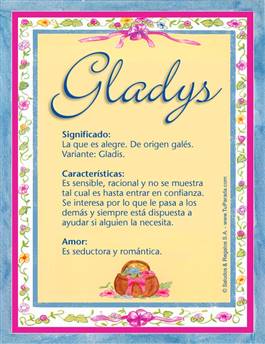 Significado del nombre Gladys