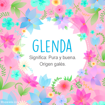 Significado Nombre Glenda