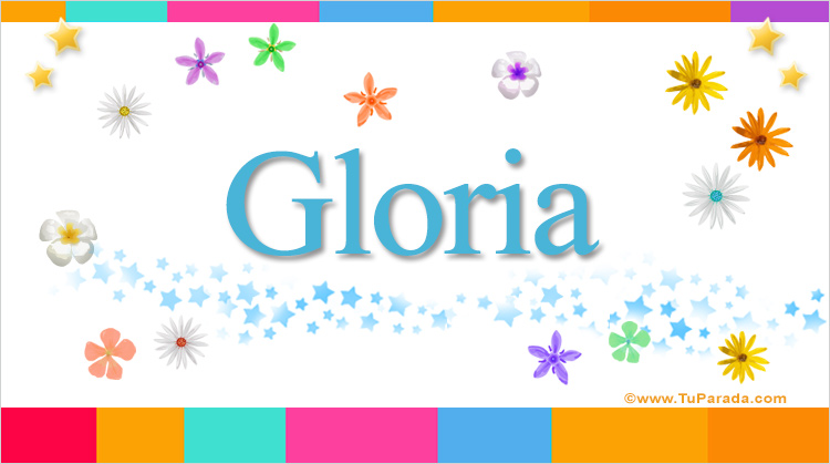 Nombre Gloria, Imagen Significado de Gloria