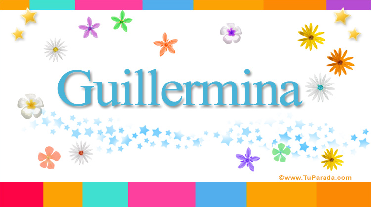 Nombre Guillermina, Imagen Significado de Guillermina
