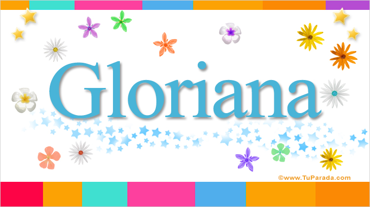 Nombre Gloriana, Imagen Significado de Gloriana