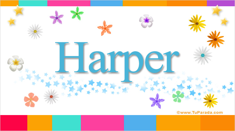 Nombre Harper, Imagen Significado de Harper