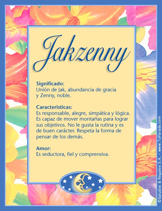 Tarjeta - Jakzenny