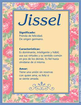Significado del nombre Jissel
