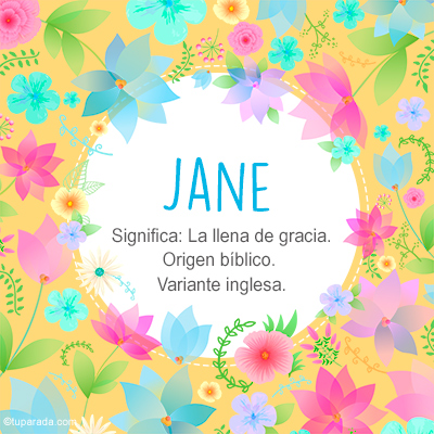 Significado Nombre Jane