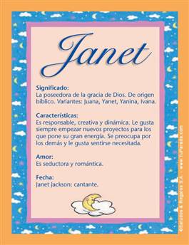 Significado del nombre Janet