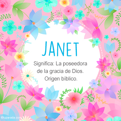 Significado Nombre Janet
