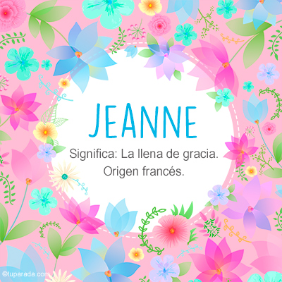 Significado Nombre Jeanne