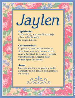 Significado del nombre Jaylen