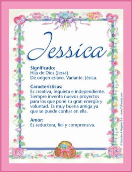 Significado del nombre Jessica
