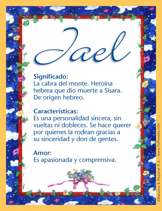 Tarjeta - Jael