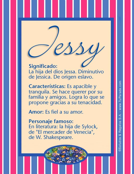 Tarjeta - Jessy