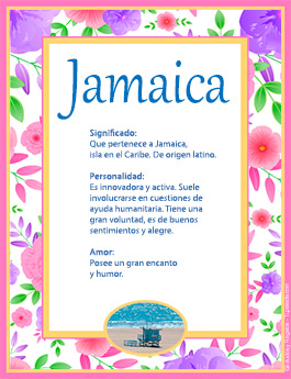 Significado del nombre Jamaica