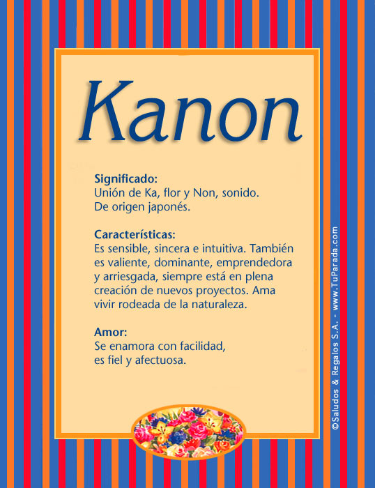 Tarjeta - Kanon