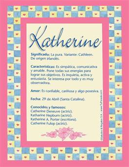 Nombre Katherine