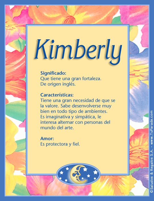 Kimberly - K, tarjetas