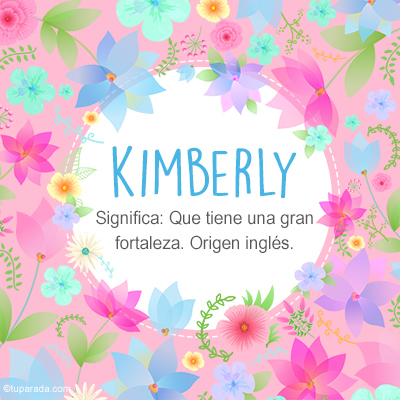 Significado Nombre Kimberly